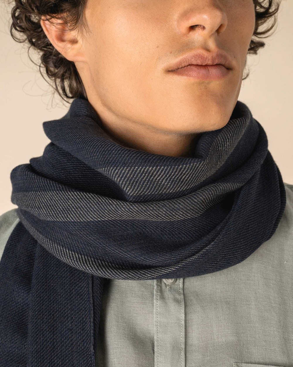 SPASSO Gestreiftes Unisex-Schal Schals personalisierbar