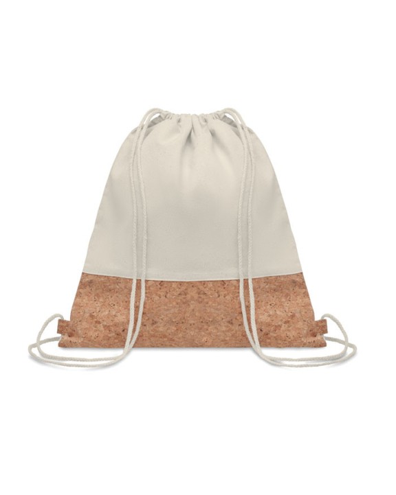 4DO Beutel mit Kordelzug Kork Taschen personalisierbar