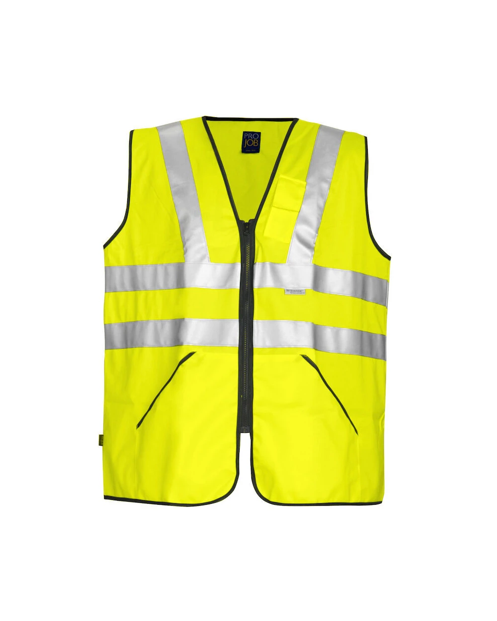 Fluo vestjes PROJOB 6702 SIGNALISATIEHESJE EN471 KLASSE 3 voor bedrukking &amp; borduring
