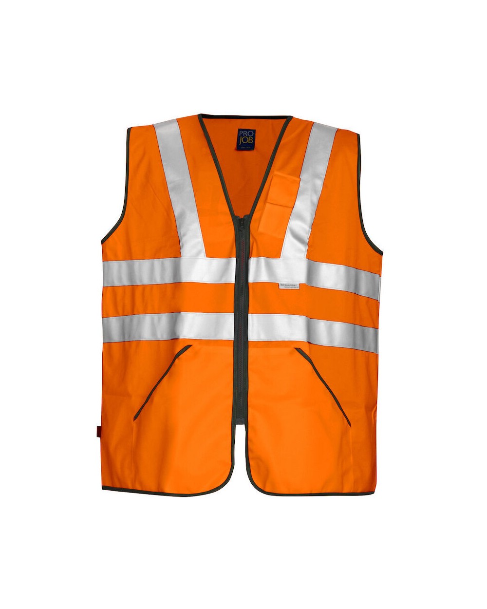 Fluo vestjes PROJOB 6702 SIGNALISATIEHESJE EN471 KLASSE 3 voor bedrukking &amp; borduring