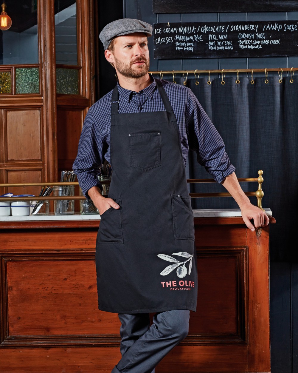 PREMIER Chino - Cotton bib apron Schürzen personalisierbar