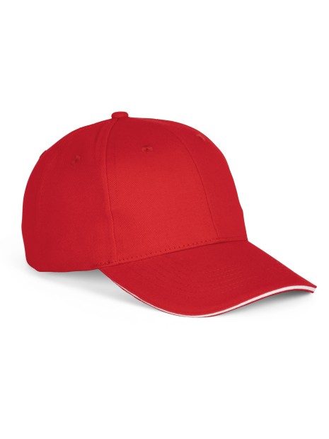 K-UP Casquette Baseball avec sandwich - 6 panneaux /api/colors/b7356eda-6c72-4d03-829c-6a61c9e04b1f personnalisable