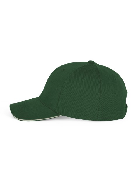 K-UP Casquette Baseball avec sandwich - 6 panneaux /api/colors/debf5a20-ee24-473b-8cad-f0bdbe5aa54e personnalisable