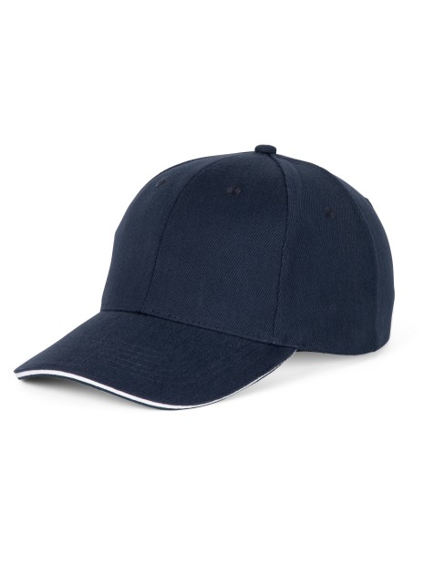 K-UP Casquette Baseball avec sandwich - 6 panneaux /api/colors/ac3617f1-55b6-4cce-bc08-bb5c08d2e5bf personnalisable