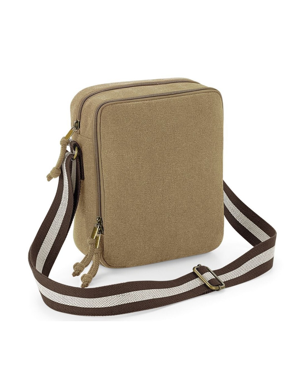 Tassen & Zakken QUADRA VINTAGE CANVAS MINI REPORTER voor bedrukking &amp; borduring