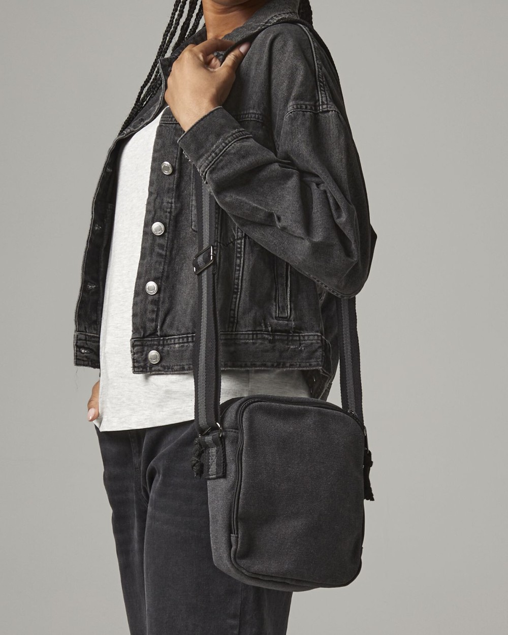 Tassen & Zakken QUADRA VINTAGE CANVAS MINI REPORTER voor bedrukking &amp; borduring