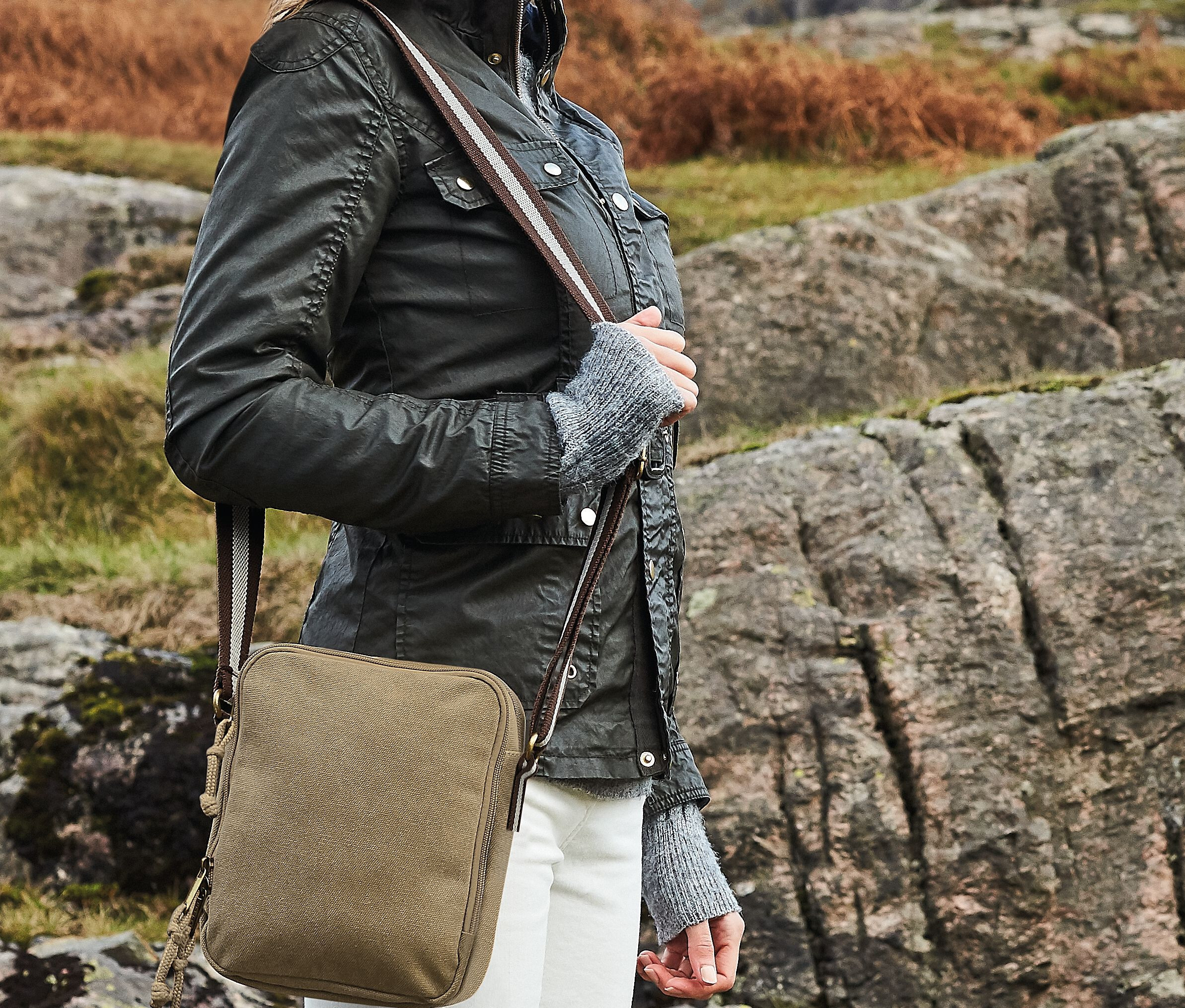 QUADRA VINTAGE CANVAS MINI REPORTER Taschen personalisierbar