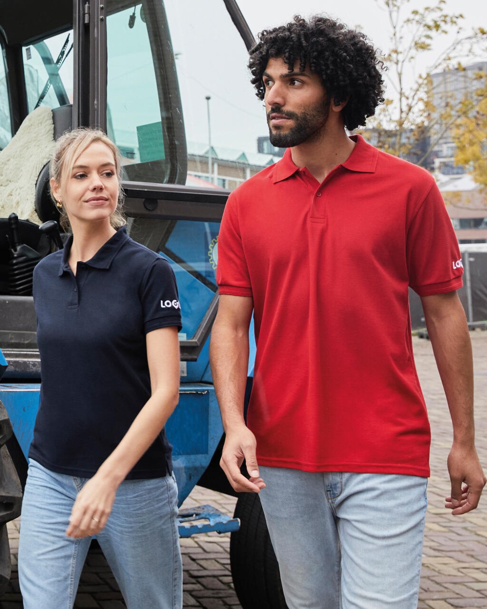  Poly Cotton Polo Women Poloshirts personalisierbar