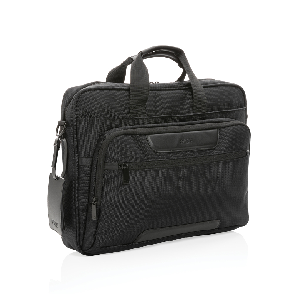 Tassen & Zakken SWISS PEAK Swiss Peak AWARE™ RPET Voyager 15.6" laptoptas voor bedrukking &amp; borduring