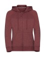 RUSSELL Ladies' HD Zipped Hood Sweat Sweatshirts personalisierbar