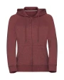 RUSSELL Ladies' HD Zipped Hood Sweat Sweatshirts personalisierbar