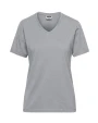 T-shirts JAMES & NICHOLSON Ladies‘ BIO Workwear T-Shirt voor bedrukking &amp; borduring