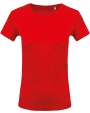 KARIBAN Damen Kurzarm-T-Shirt Rundhalsausschnitt T-Shirts personalisierbar
