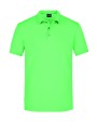 JAMES & NICHOLSON Men`s Elastic Polo Piqué Poloshirts personalisierbar