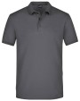 JAMES & NICHOLSON Men`s Elastic Polo Piqué Poloshirts personalisierbar