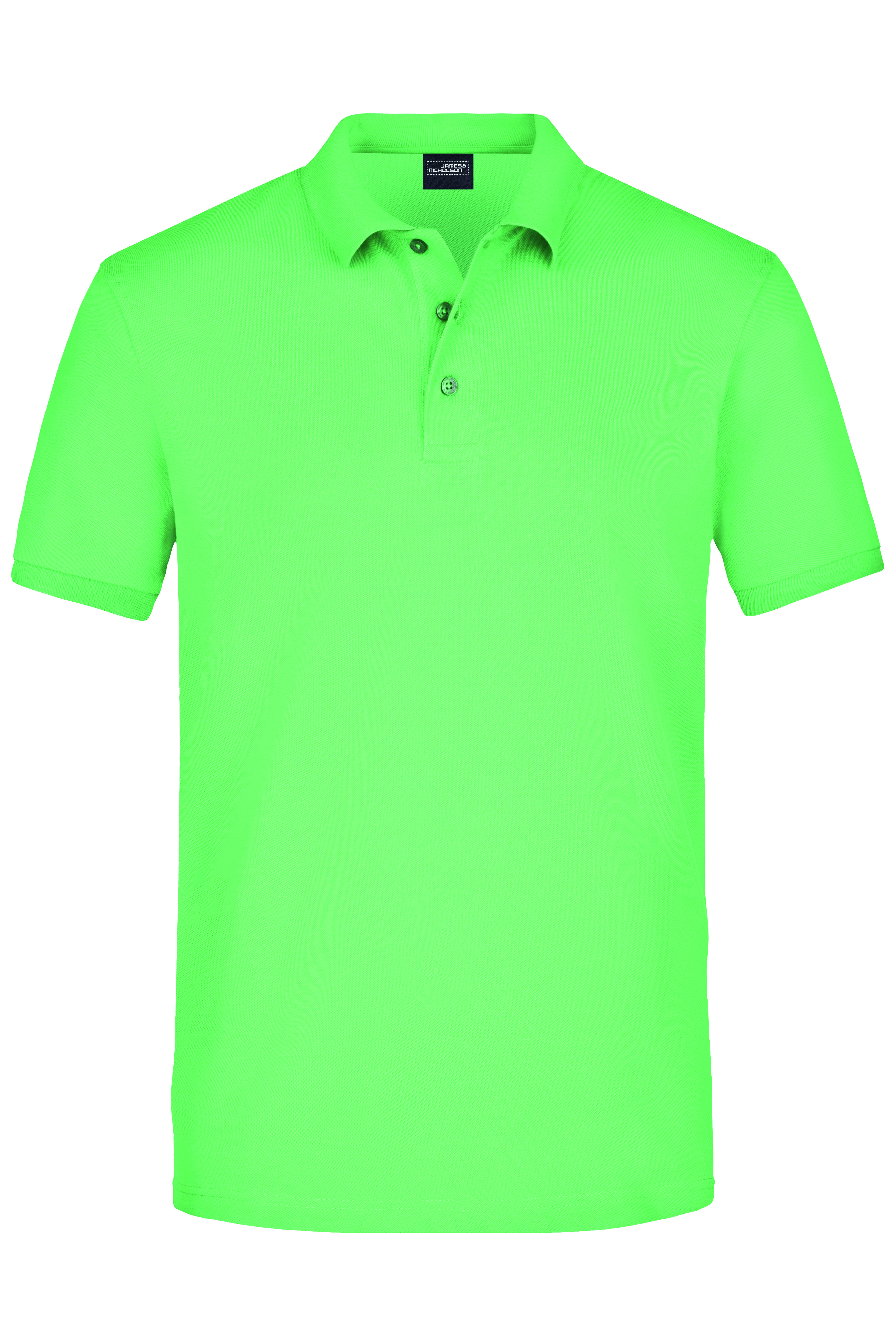 Polo's JAMES & NICHOLSON Men`s Elastic Polo Piqué voor bedrukking &amp; borduring