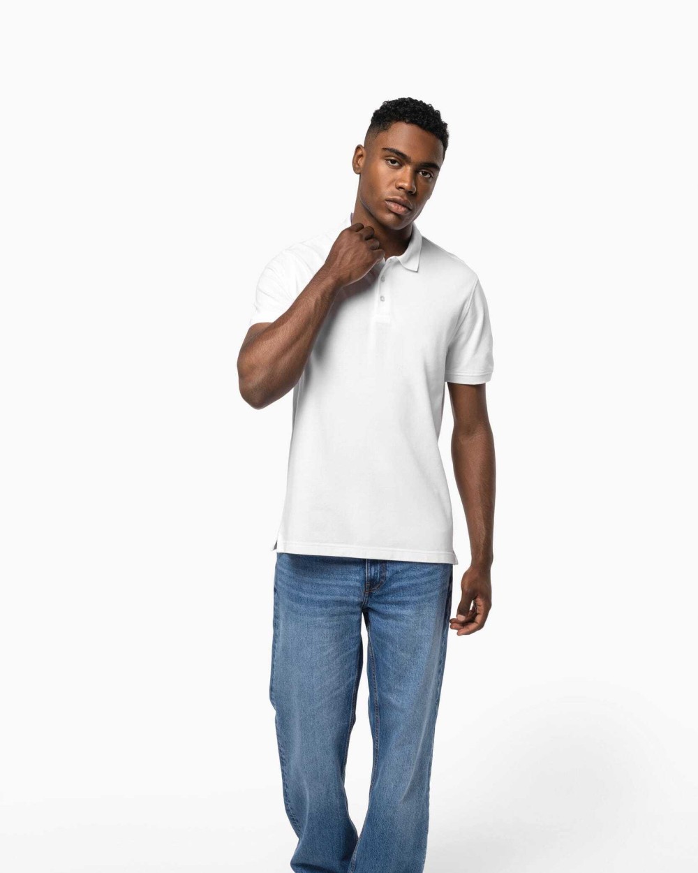 Polos personnalisable KARIBAN Polo piqué manches courtes homme