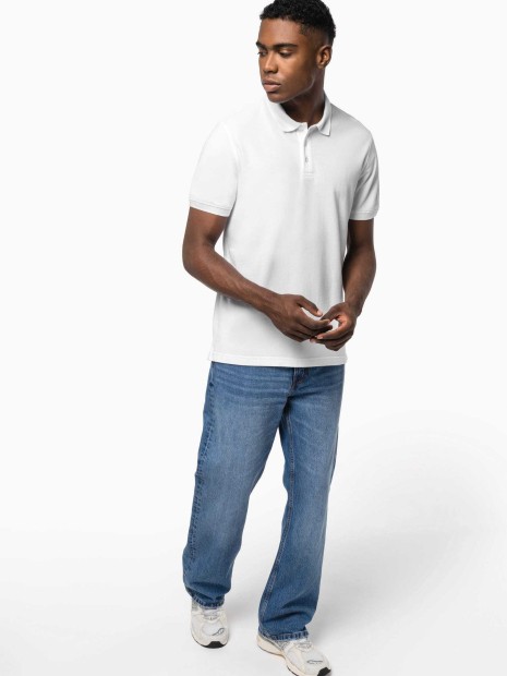Polos à personnaliser KARIBAN Polo piqué manches courtes homme 