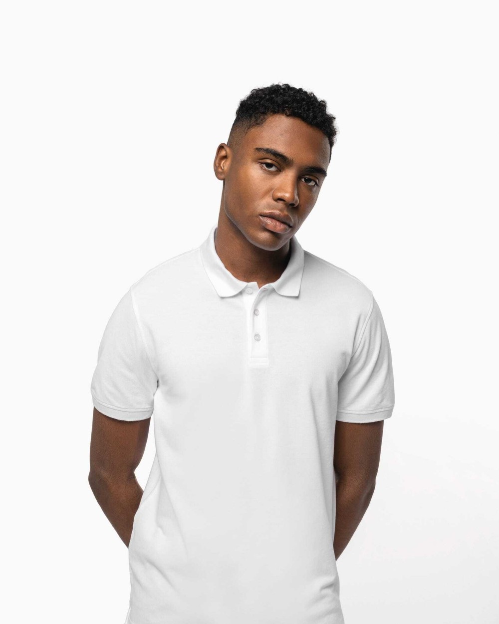 KARIBAN Pique-Polohemd für Männer Poloshirts personalisierbar