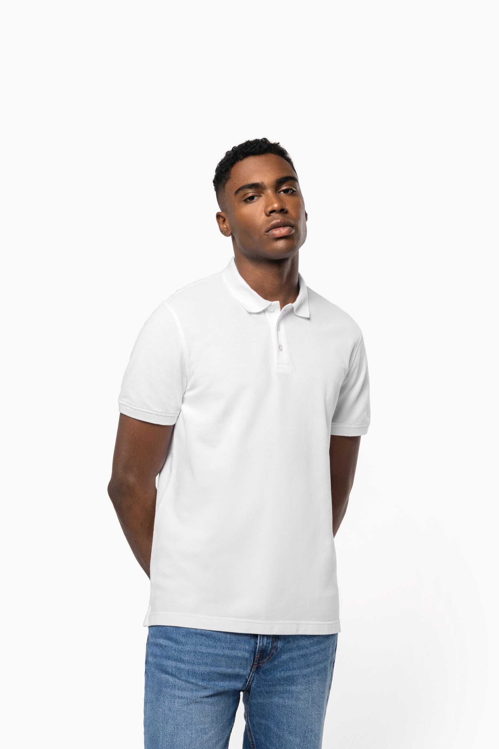 Polos personnalisable KARIBAN Polo piqué manches courtes homme