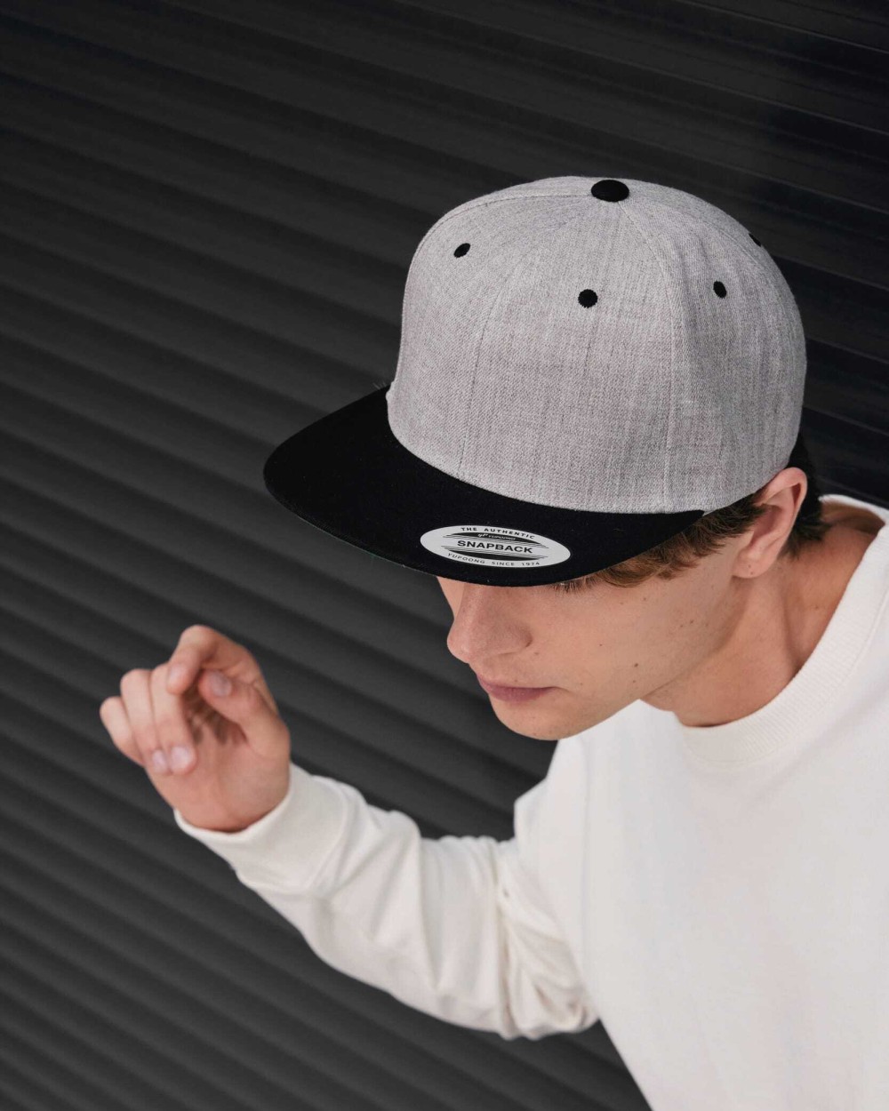 K-UP 6-Panel-Kappe, flacher Schirm Kappen personalisierbar