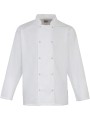 PREMIER Veste de cuisine manches longues à boutons pression /api/colors/7a92cd2d-10d2-40b4-928b-296bb7487506 personnalisable