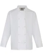 PREMIER Long Sleeve Press Stud Chef's Jacket Jacken personalisierbar