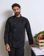 Jassen PREMIER Long Sleeve Press Stud Chef's Jacket voor bedrukking &amp; borduring