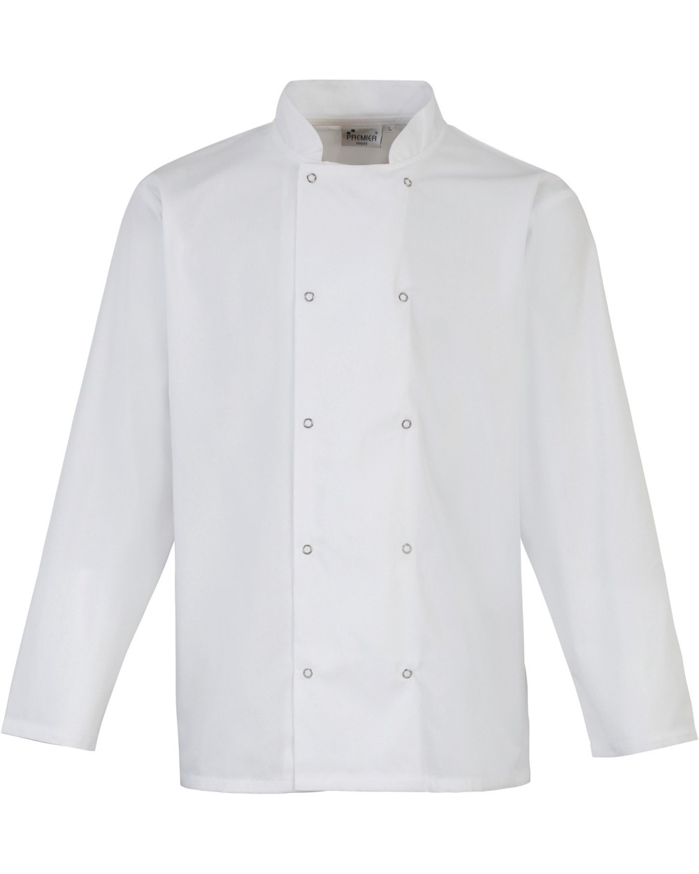 PREMIER Long Sleeve Press Stud Chef's Jacket Jacken personalisierbar