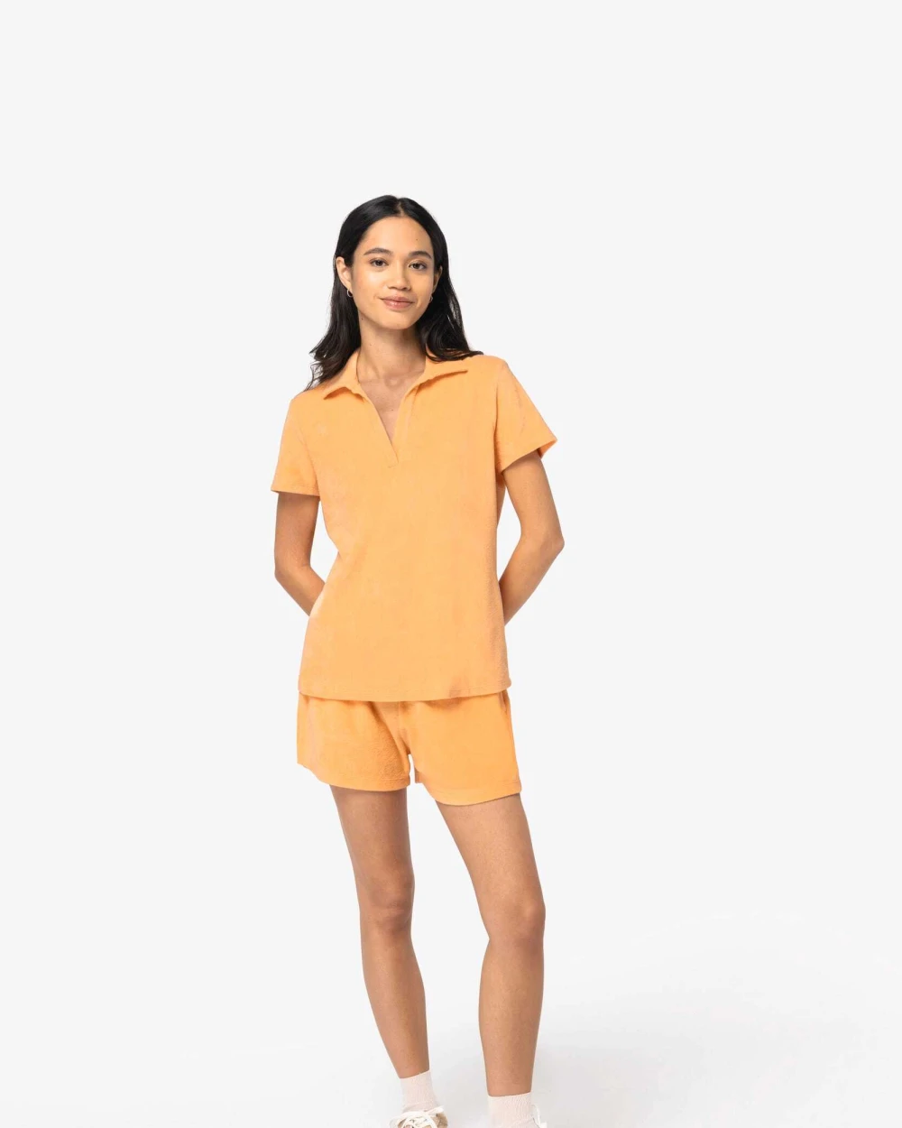 NATIVE SPIRIT Umweltfreundliches Damen-Polohemd aus Frottee Poloshirts personalisierbar