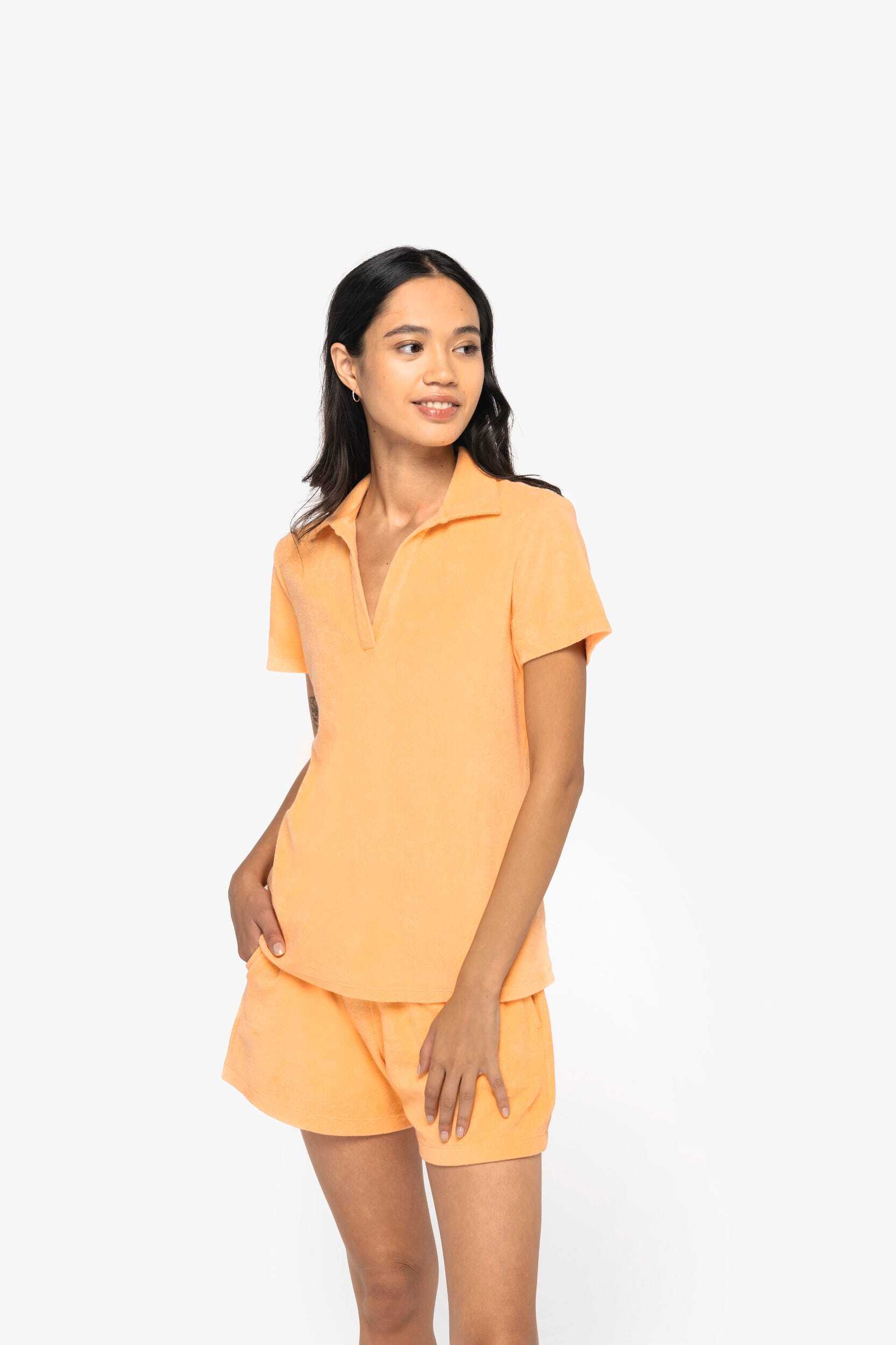 Polos personnalisable NATIVE SPIRIT Polo écoresponsable en éponge femme