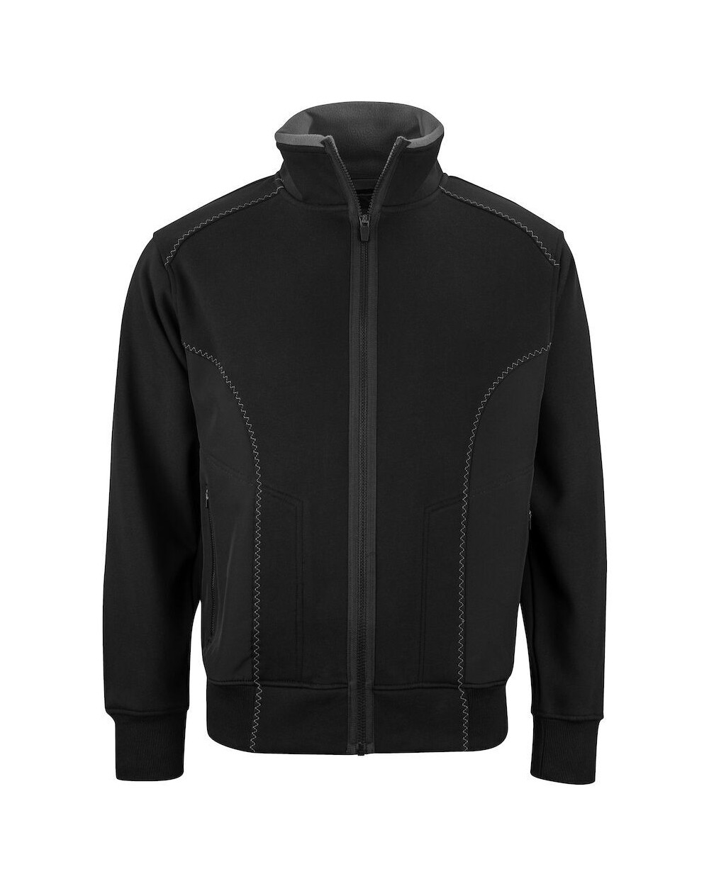 Sweaters & hoodies PROJOB 2121 SWEATER LANGE RITS voor bedrukking &amp; borduring