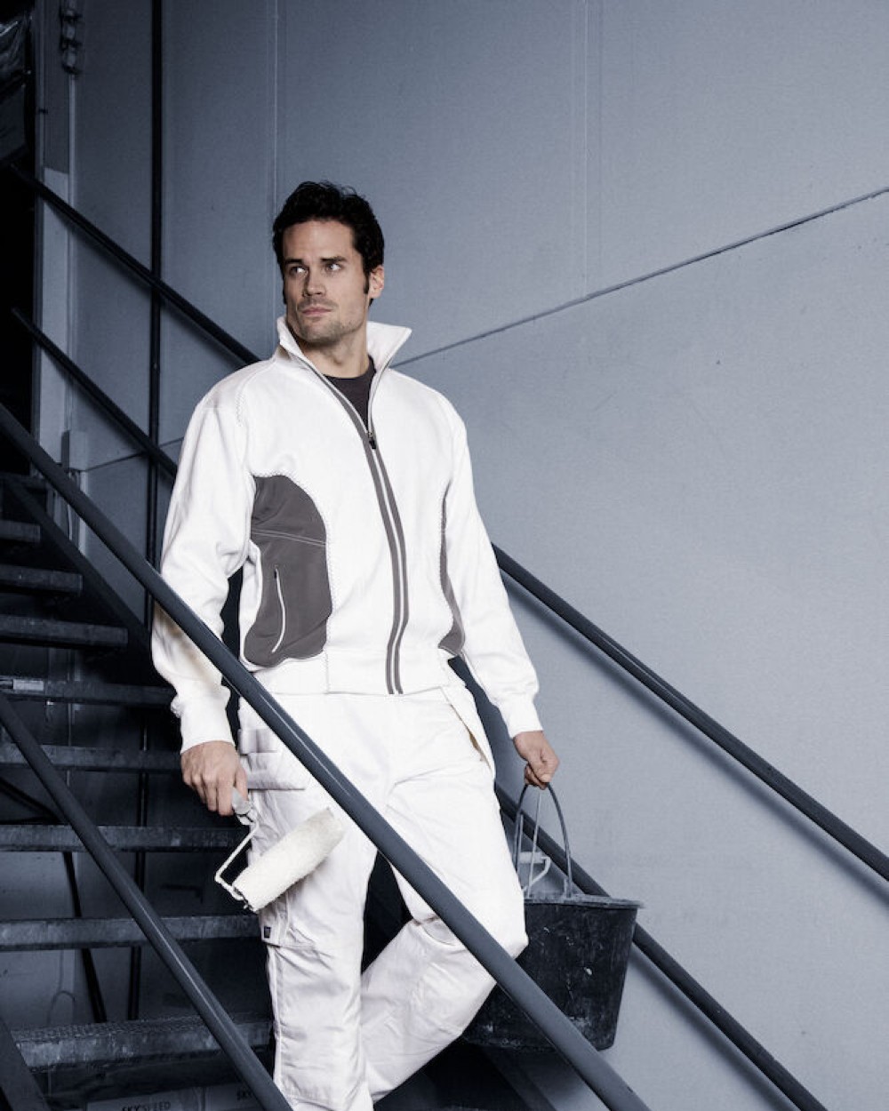 Sweaters & hoodies PROJOB 2121 SWEATER LANGE RITS voor bedrukking &amp; borduring