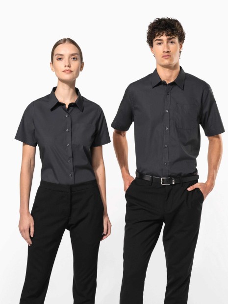 Chemises à personnaliser KARIBAN Chemise popeline manches courtes femme 