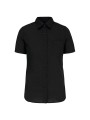 KARIBAN Chemise popeline manches courtes femme /api/colors/b9fdad4a-5e94-45cb-8c03-c08b349b28c3 personnalisable