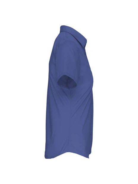 KARIBAN Chemise popeline manches courtes femme /api/colors/f3249b12-7706-4750-a566-5c92fd89a6dc personnalisable