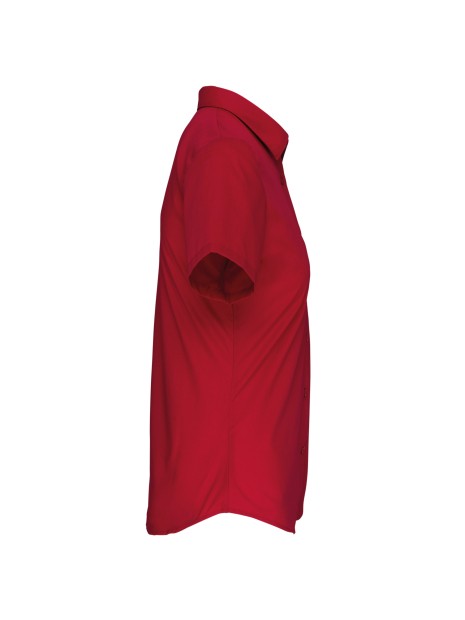 KARIBAN Chemise popeline manches courtes femme /api/colors/f7def30f-cf00-4a4e-8048-9f030f6d3017 personnalisable