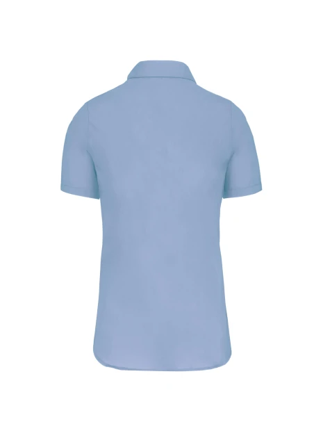 KARIBAN Chemise popeline manches courtes femme /api/colors/7cd11260-06e9-4679-96ce-f0c0cca5092d personnalisable