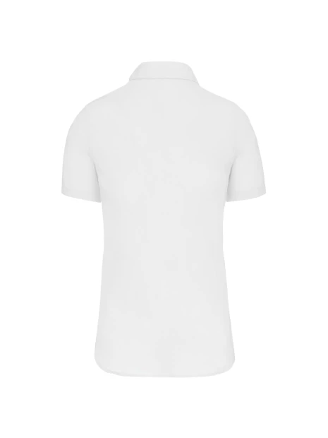 KARIBAN Chemise popeline manches courtes femme /api/colors/7a92cd2d-10d2-40b4-928b-296bb7487506 personnalisable