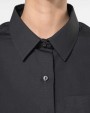 Hemden KARIBAN Dames Poplin Blouse Korte Mouwen voor bedrukking &amp; borduring