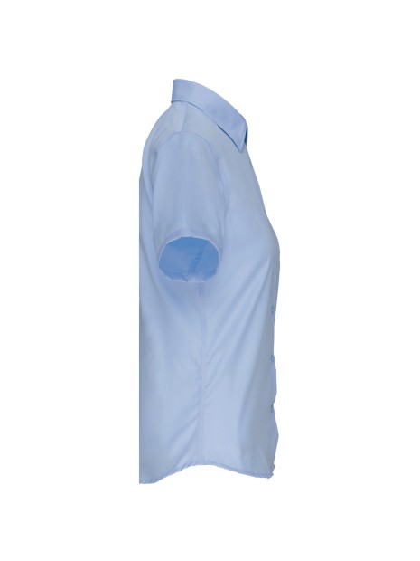 KARIBAN Chemise popeline manches courtes femme /api/colors/7cd11260-06e9-4679-96ce-f0c0cca5092d personnalisable