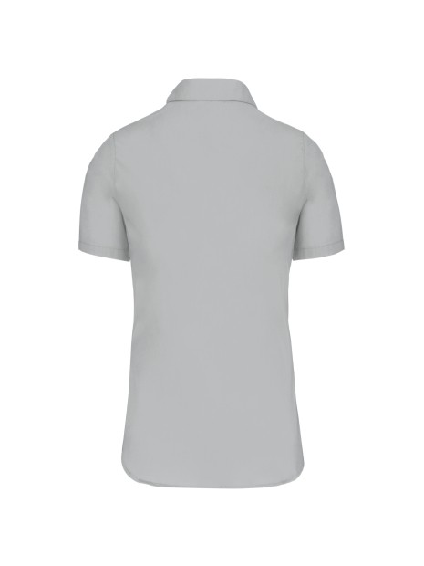 KARIBAN Chemise popeline manches courtes femme /api/colors/b8c3da1f-f409-43cb-b759-5e63471e125b personnalisable