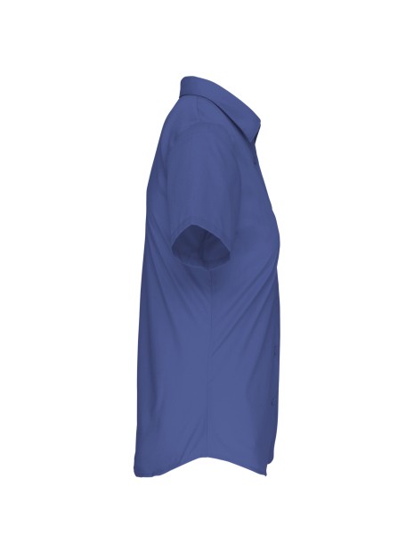 KARIBAN Chemise popeline manches courtes femme /api/colors/f3249b12-7706-4750-a566-5c92fd89a6dc personnalisable