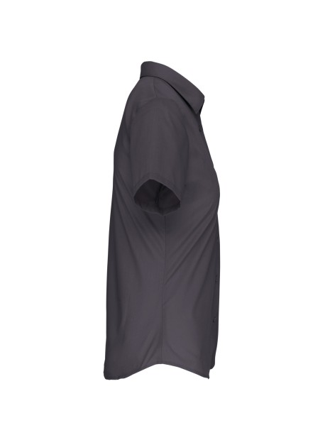 KARIBAN Chemise popeline manches courtes femme /api/colors/a74dfbdb-7821-4e15-a7e5-fe07498d41c7 personnalisable