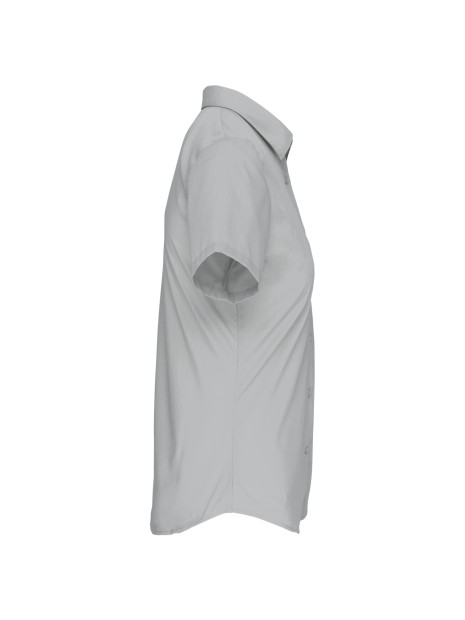 KARIBAN Chemise popeline manches courtes femme /api/colors/b8c3da1f-f409-43cb-b759-5e63471e125b personnalisable