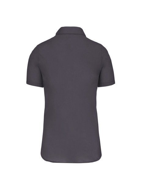 KARIBAN Chemise popeline manches courtes femme /api/colors/a74dfbdb-7821-4e15-a7e5-fe07498d41c7 personnalisable