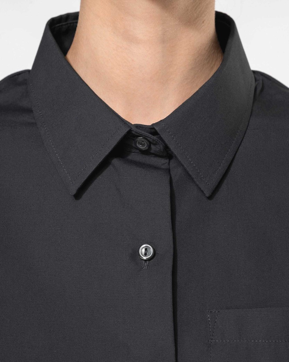 Chemises personnalisable KARIBAN Chemise popeline manches courtes femme