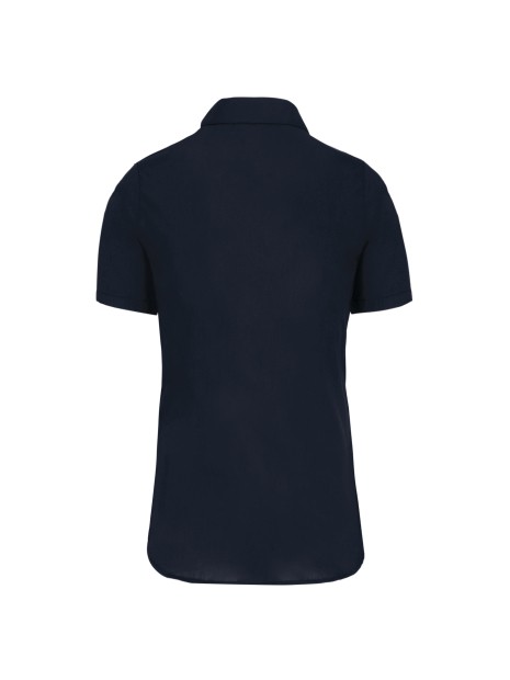 KARIBAN Chemise popeline manches courtes femme /api/colors/b68891a9-1d28-4f7a-8deb-775c45027afd personnalisable