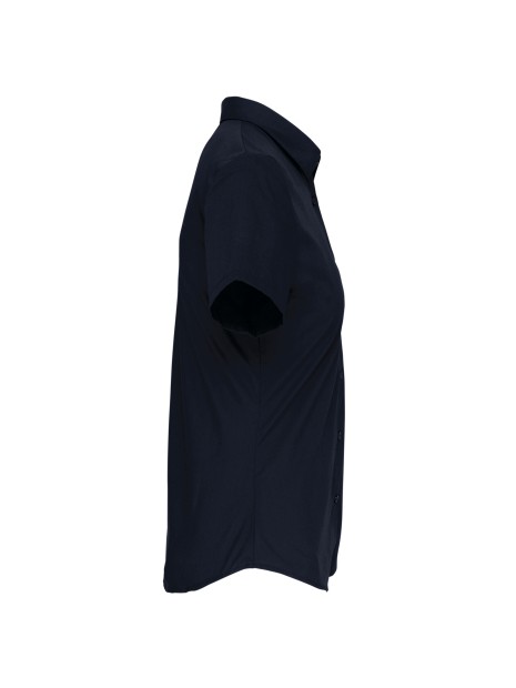 KARIBAN Chemise popeline manches courtes femme /api/colors/b68891a9-1d28-4f7a-8deb-775c45027afd personnalisable