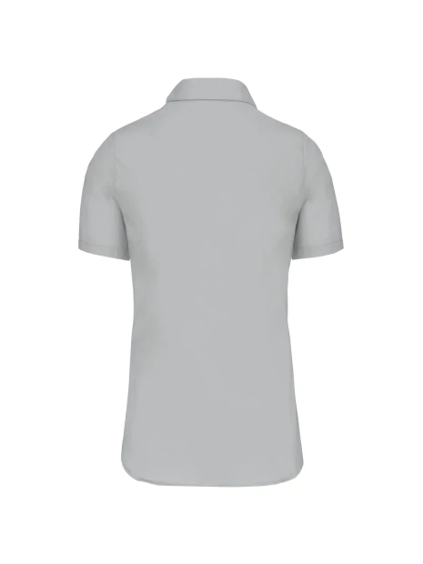 KARIBAN Chemise popeline manches courtes femme /api/colors/b8c3da1f-f409-43cb-b759-5e63471e125b personnalisable